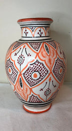 Handmade Moroccan Hand Painted Ceramic Vases